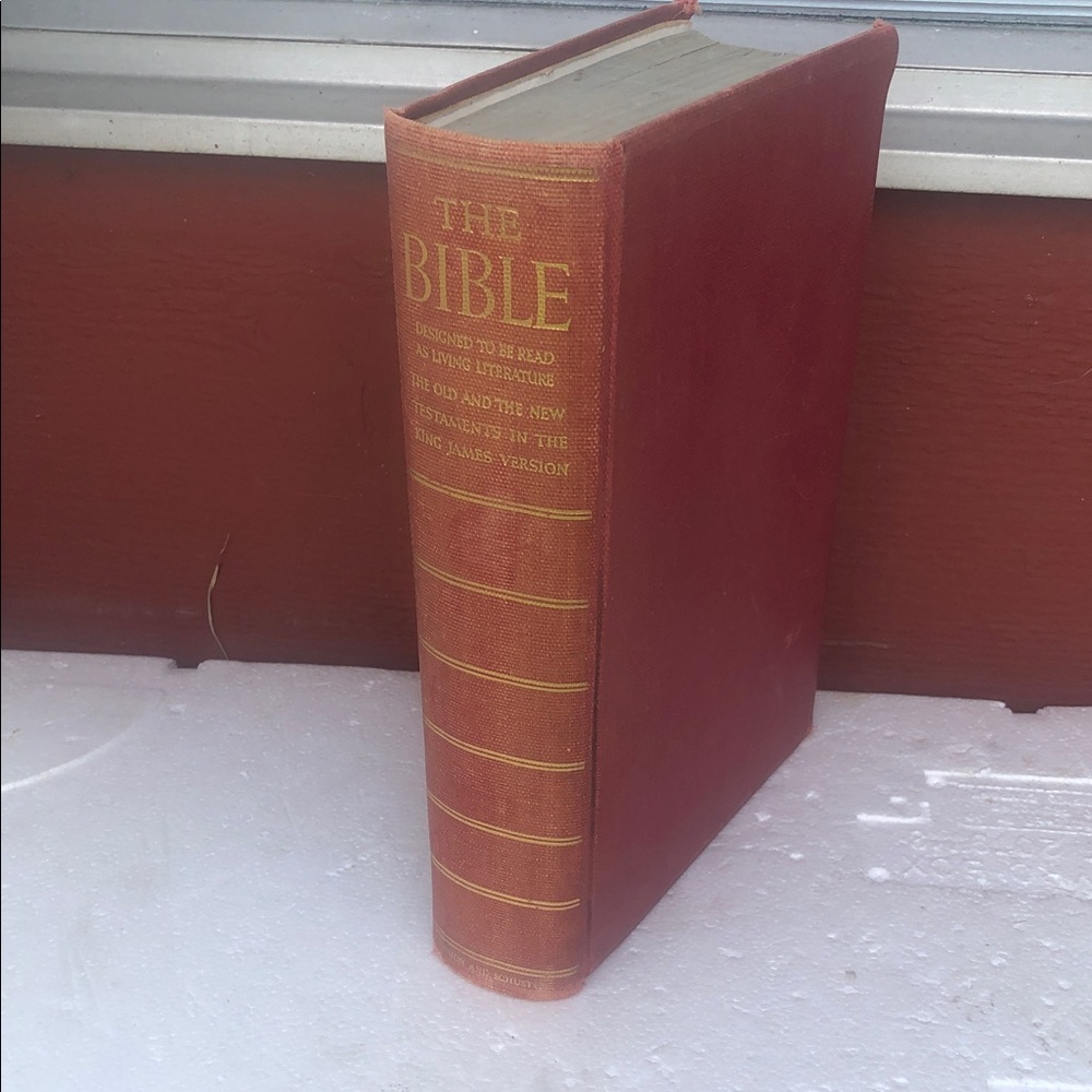 Red Hardcover Bible
